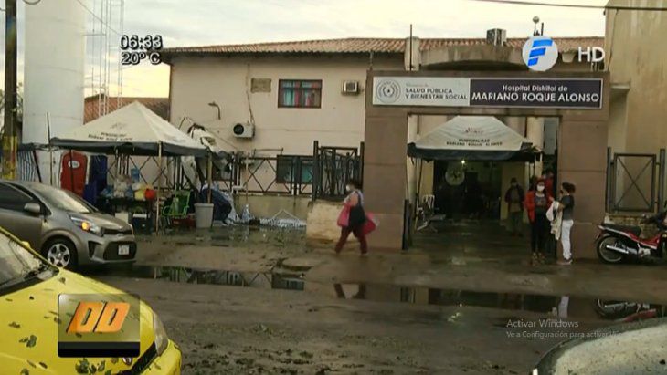 Lluvias y granizos ocasionan destrozos en Hospital de Mariano Roque Alonso