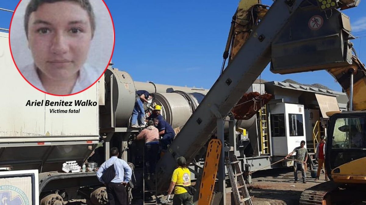 Menor trabajador muere al caer en una máquina trituradora de piedras