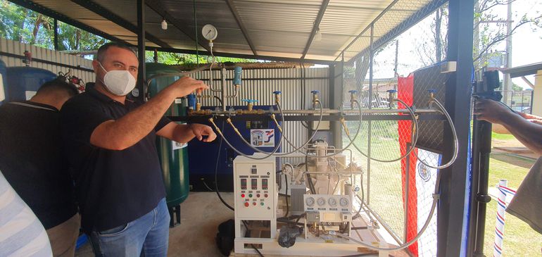 Inauguran la primera planta generadora de oxígeno del sector público en Alto Paraná