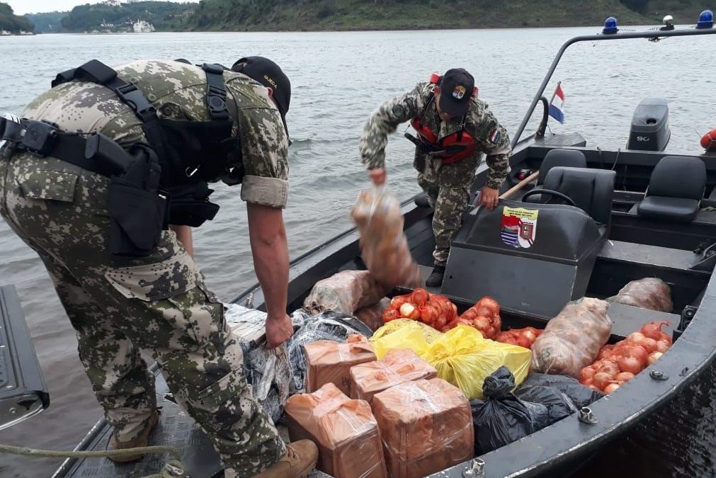 Requisaron a orillas del Paranácontrabando traído de Argentina