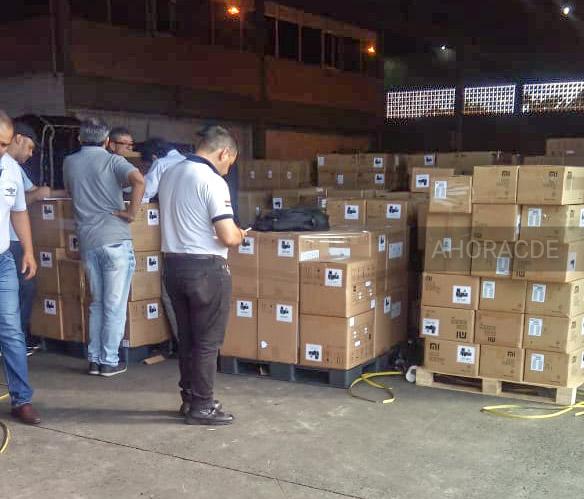 Firmas de “MALETIN” metieron 17,6 toneladas de “ELECTRONICOS” por el aeropuerto GUARANI