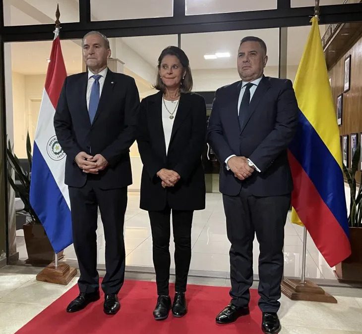 Vicepresidenta de Colombia llega a Paraguay por el caso Pecci