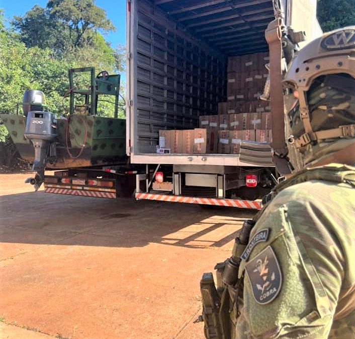 Decomisan EMBARCACION y CAMION con cigarrillos producidos por TABESA