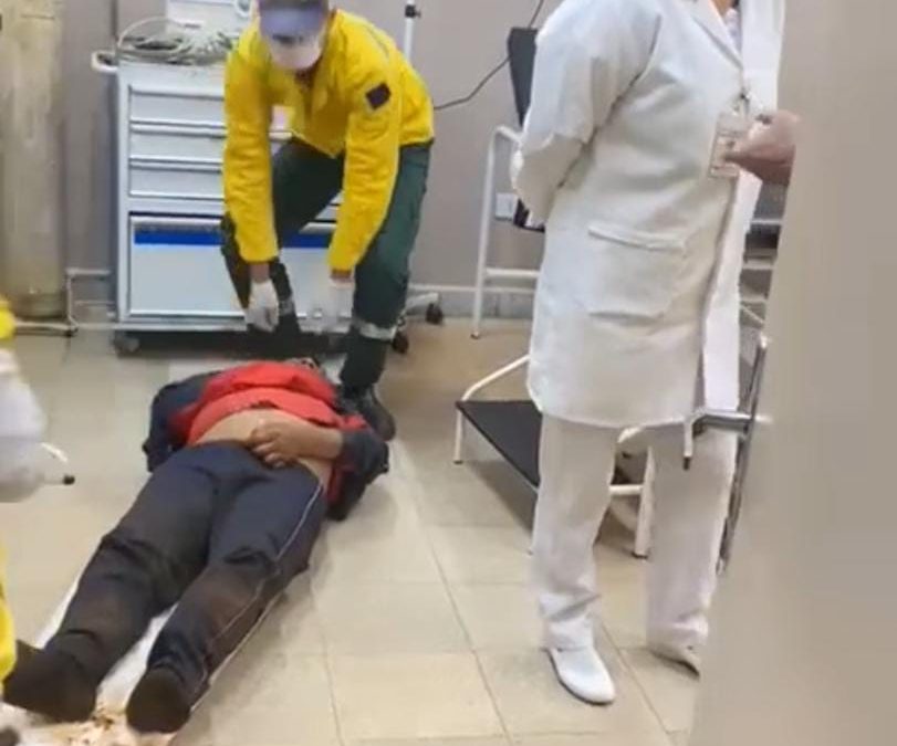Una vez más, en el hospital de Minga Guazú rechazan a pacientes auxiliados por bomberos