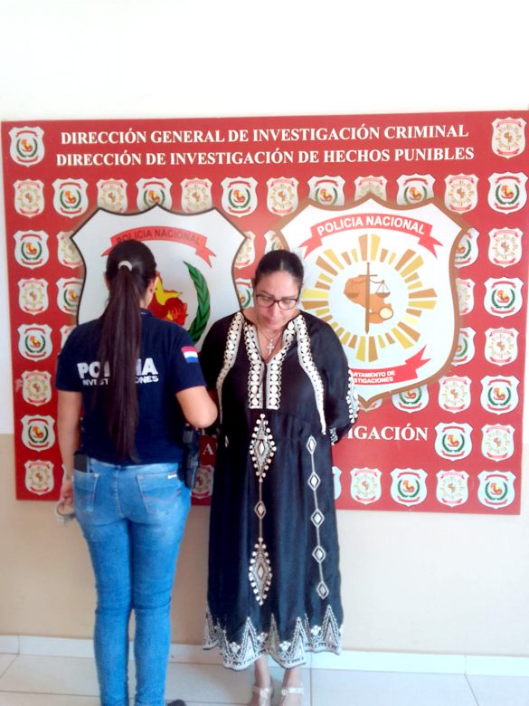 Reinalda Santacruz Brítez fue condenada en octubre de este año a 7 años de cárcel por el presunto hecho de “Trata de seres humanos con la finalidad de la explotación sexual y delito relativos a la prostitución”.