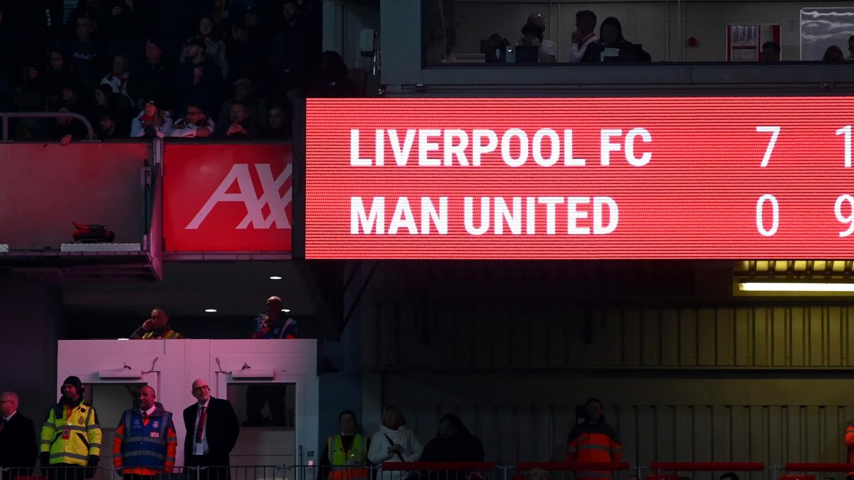 DEPORTES: GOLEADA, los siete goles del Liverpool al Manchester United